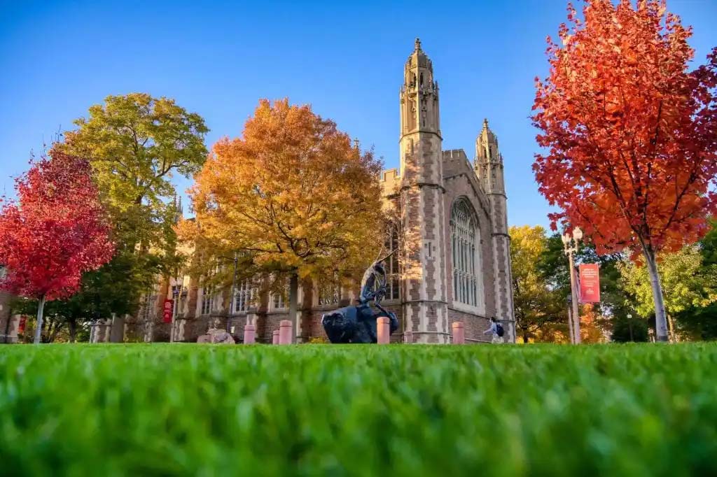 Graham Chapel in Fall